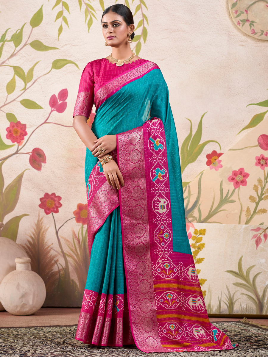 Pink silk saree crafted for elegance and style.