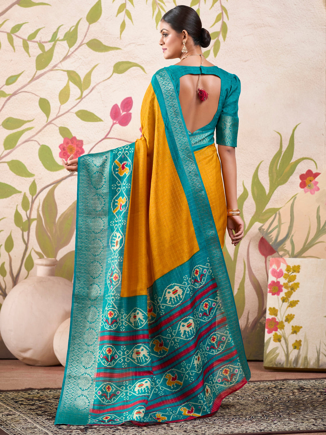 Vibrant color luxurious fabric exclusive attire crafted for elegance and style.