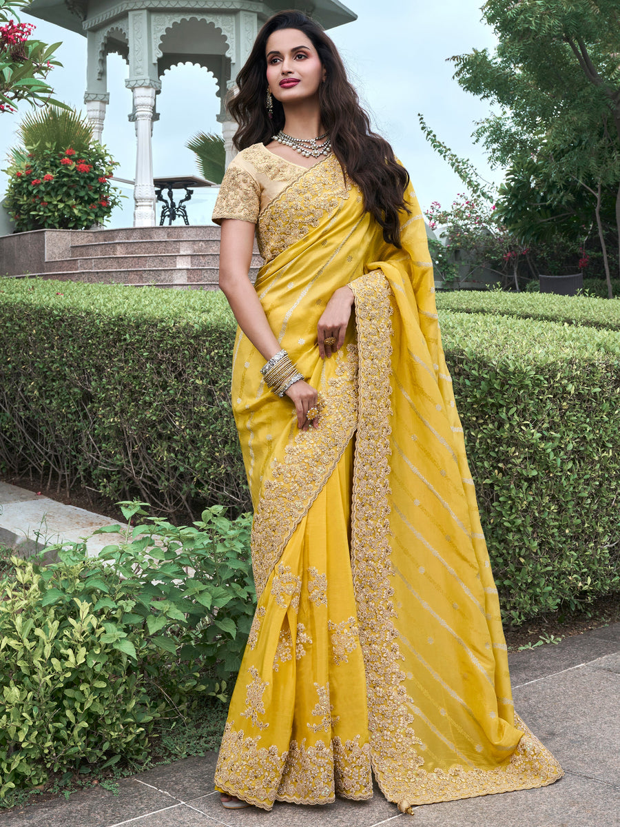 Red silk saree crafted for elegance and style.