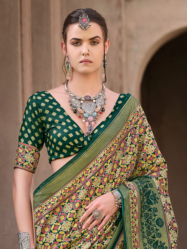 Vibrant color luxurious fabric exclusive attire crafted for elegance and style.