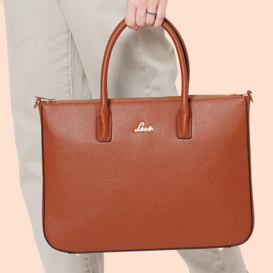 Lavie Raily Tan Large Women's Plus Tote Bag | Spacious & Stylish Handbag