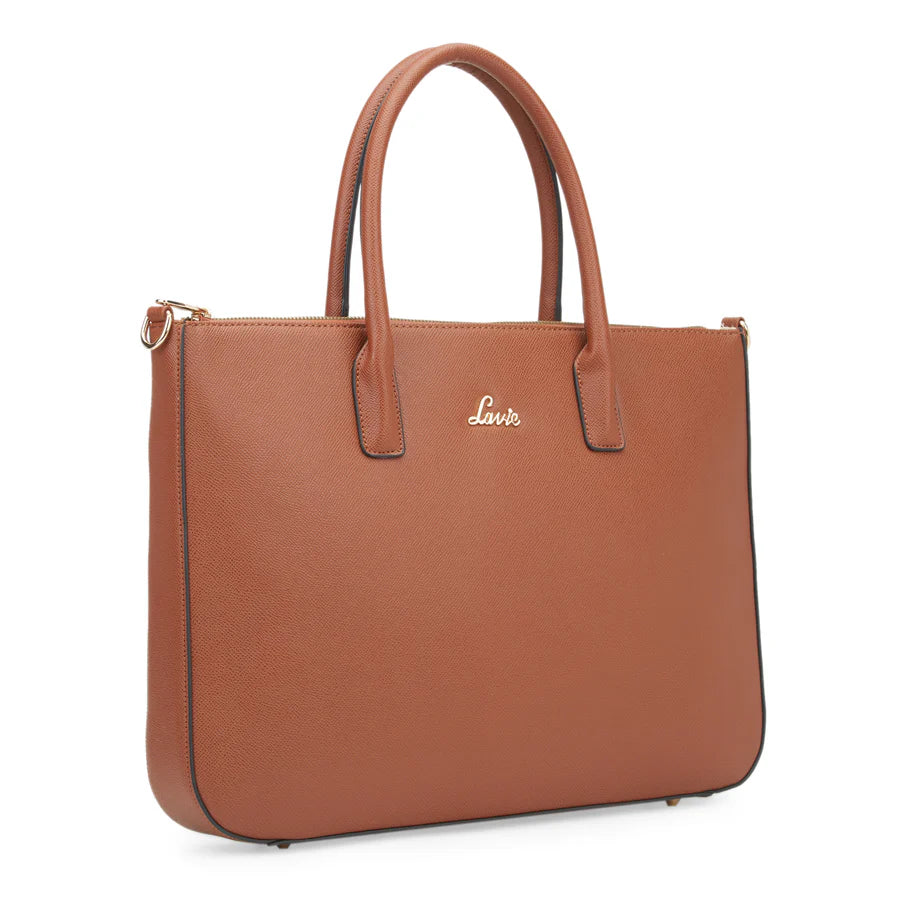 Lavie Raily Tan Large Women's Plus Tote Bag | Spacious & Stylish Handbag