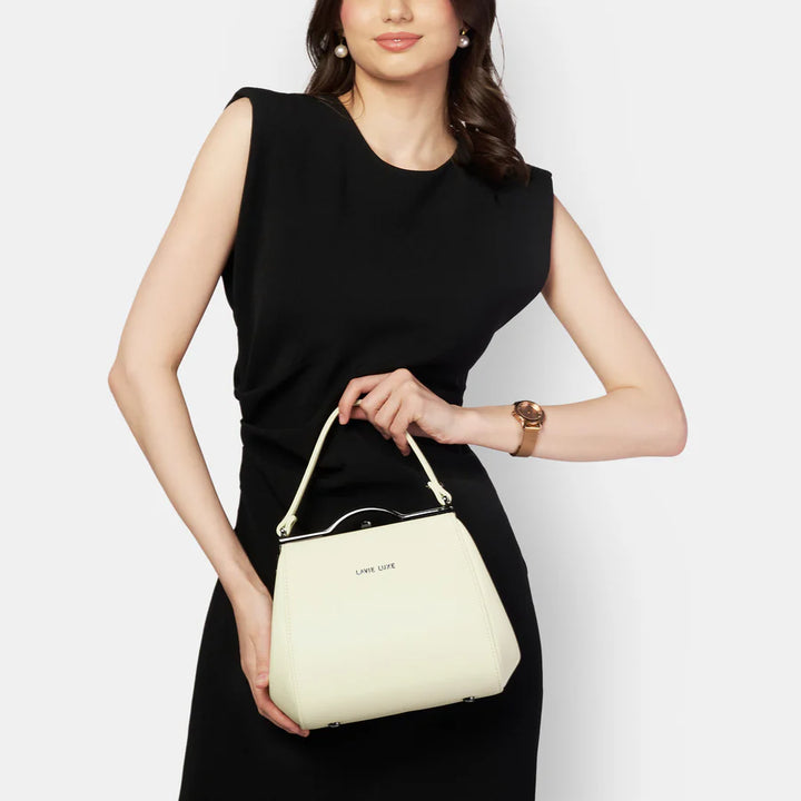 Elegant Lavie Designer Bag | Luxe Fluff Frame Handbag for Women