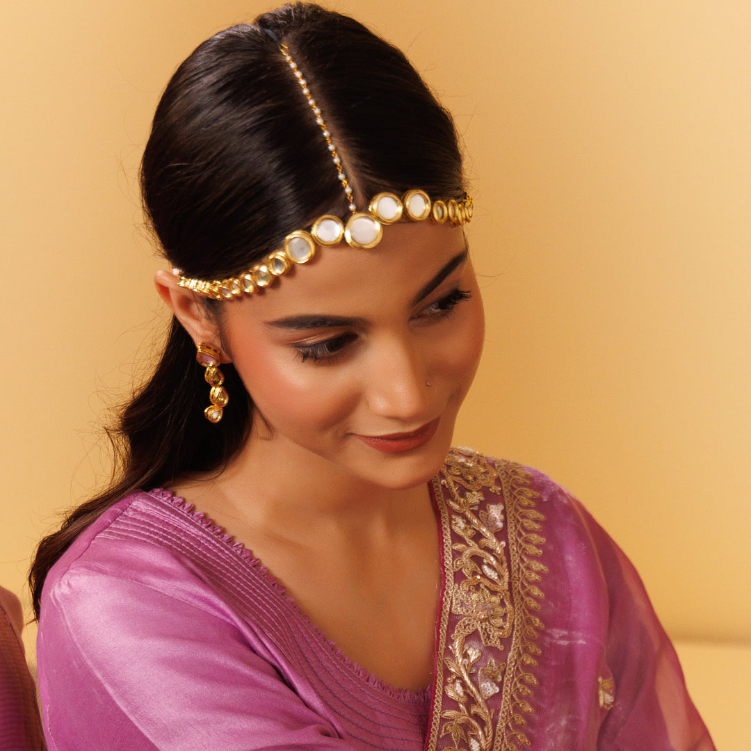 Exquisite Bridal Maang Tikka | Ethnic Jewelry Accessory