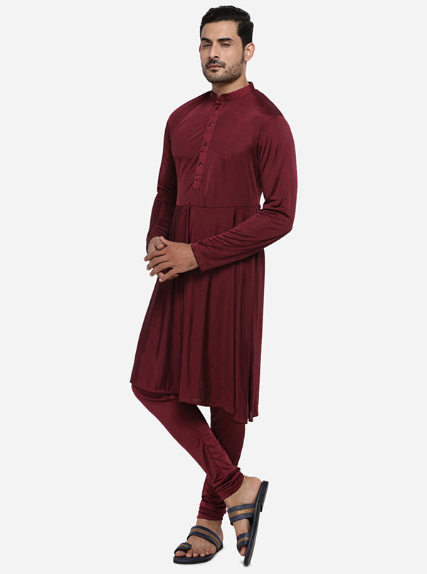 Maroon kurta set, ideal for enhancing your ethnic collection in the USA.