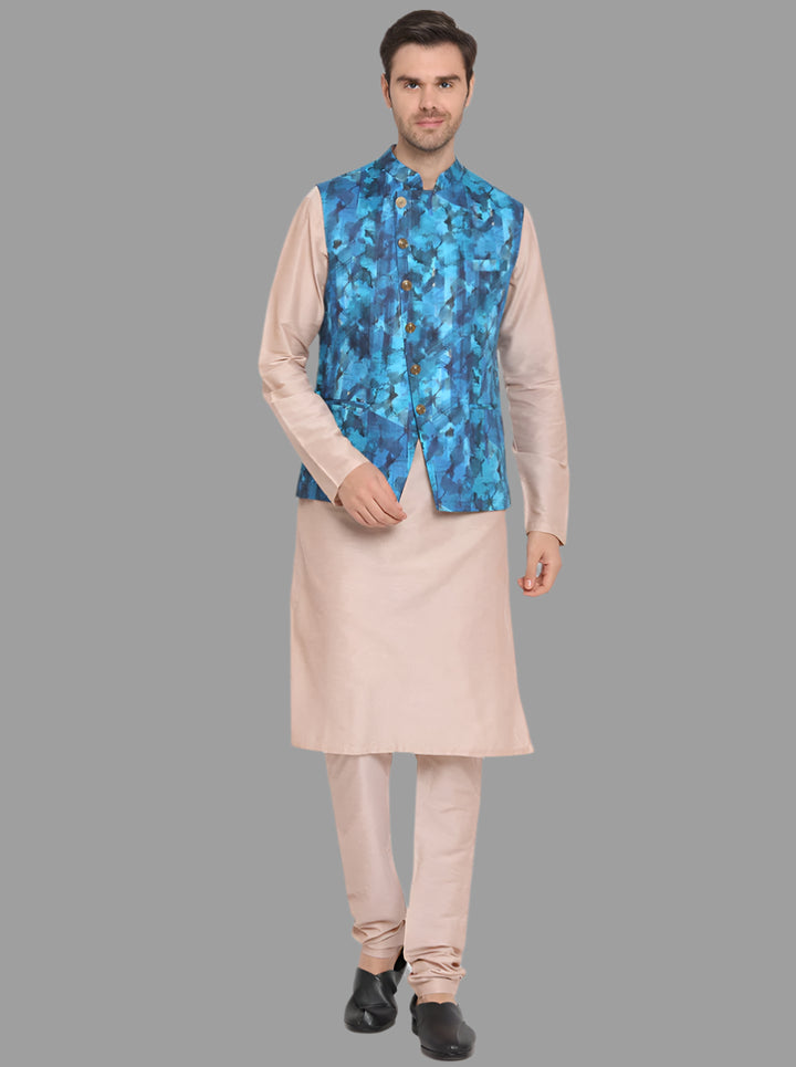 Trendy Jodhpuri Jacket | Blue & Black Bandhgala for Special Events