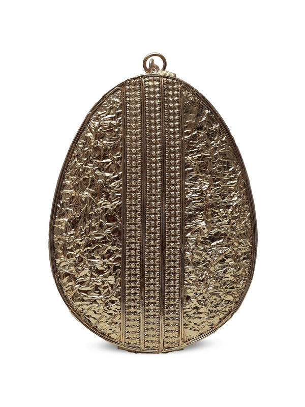 Mia Intricate Brass Clutch | Fashionable Evening Handbag for Women