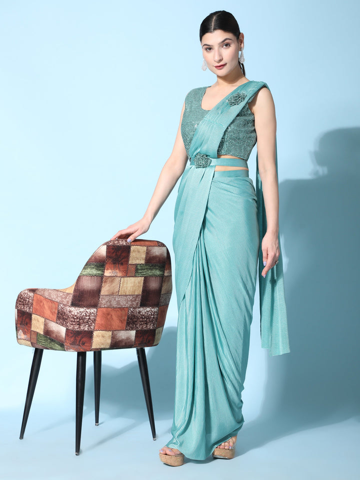 Vibrant color luxurious fabric exclusive attire crafted for elegance and style.