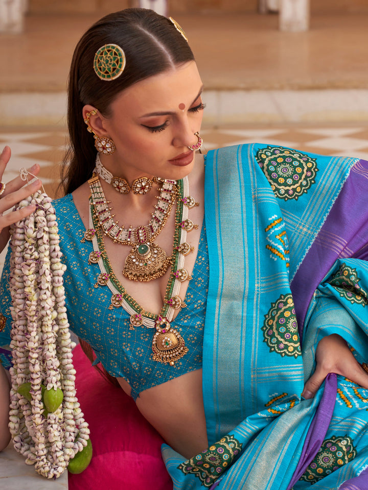 Vibrant color luxurious fabric exclusive attire crafted for elegance and style.