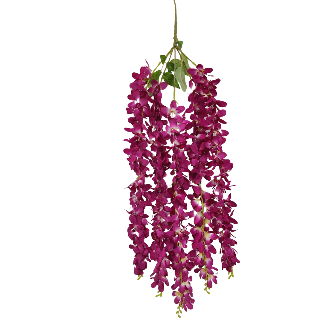 Hanging Wisteria Velvet creeper Flowers | Artificial Flowers Wedding Flowers