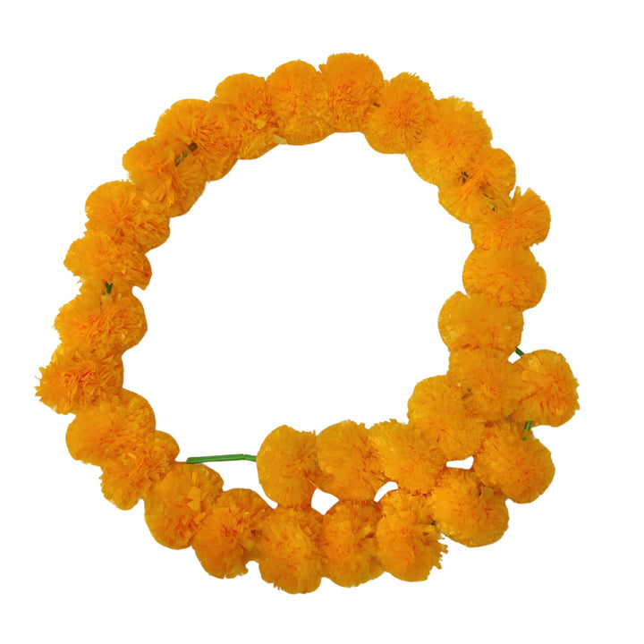 Marigold Wedding Flowers | Beautiful Long Garland for Special Celebrations