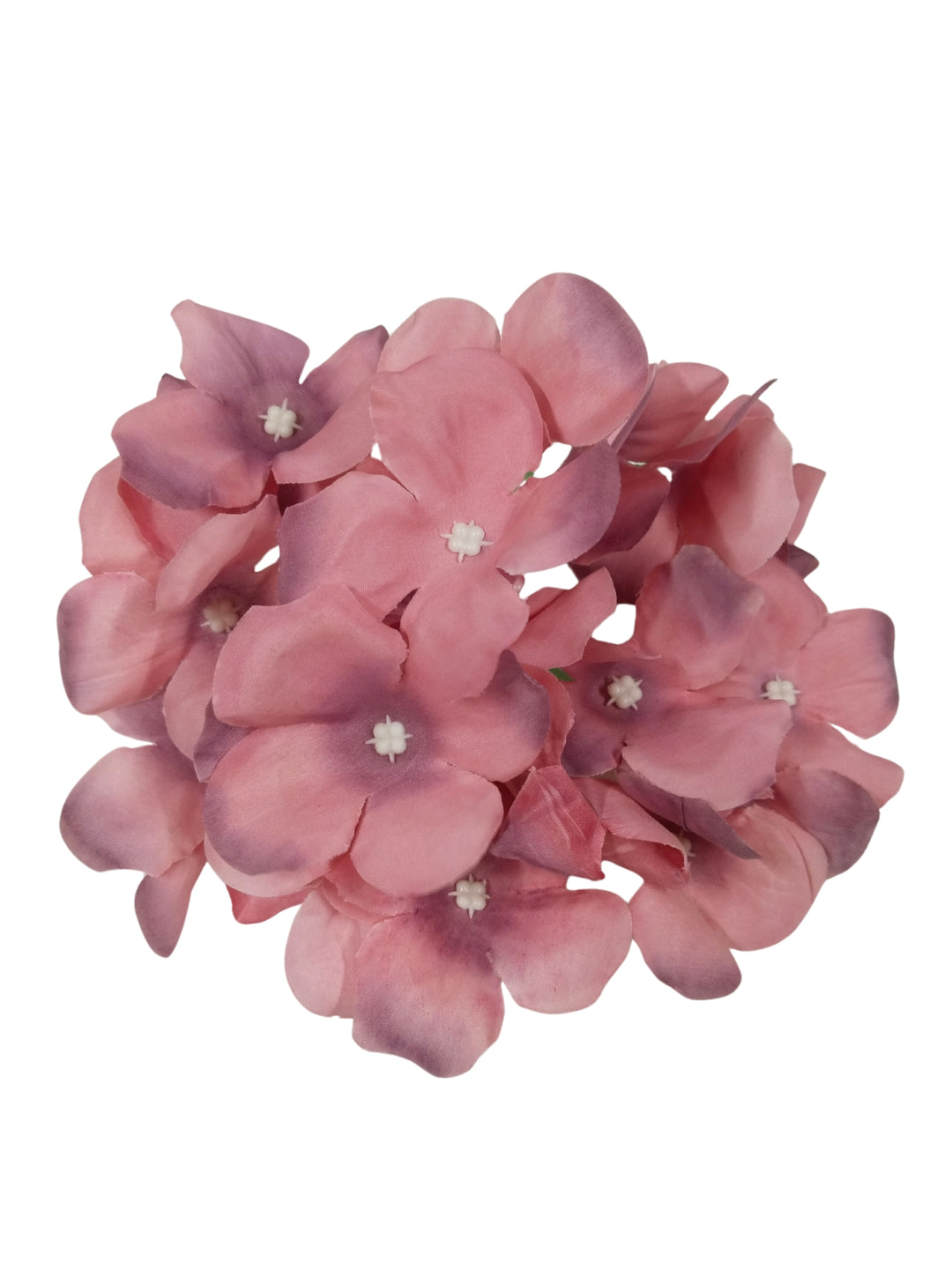 Elegant Artificial Flowers | Hydrangea Set Of 27 Plastic Blooms for Weddings & Decorations