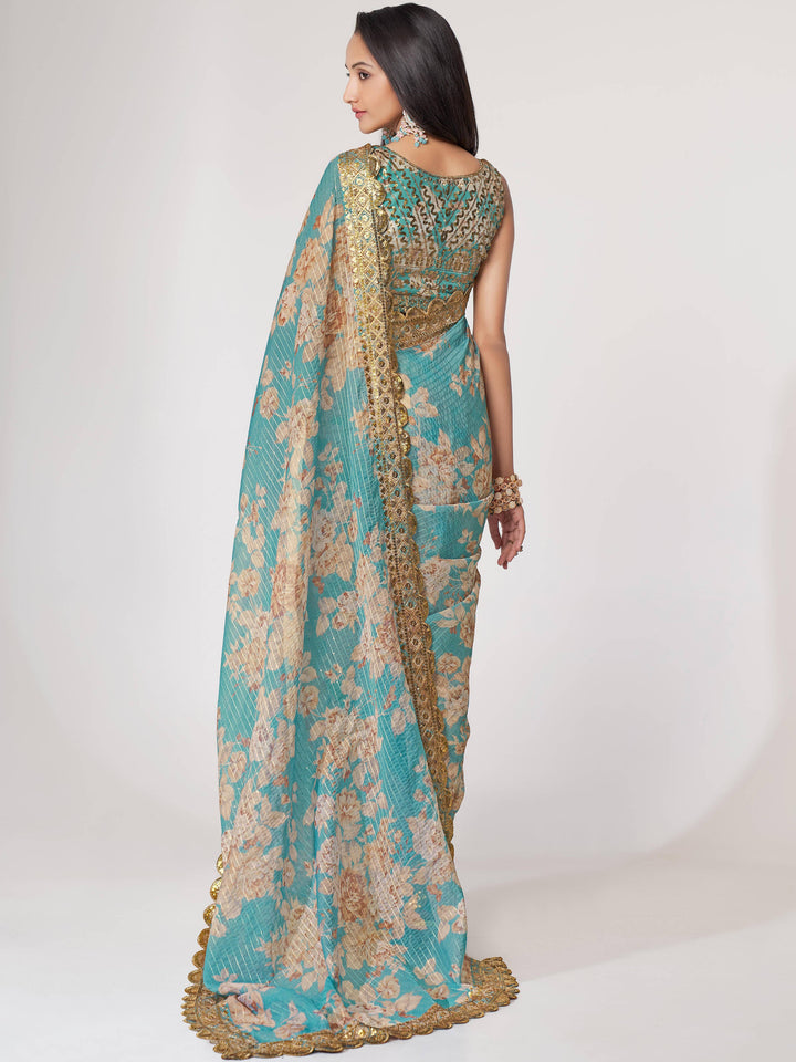 Vibrant color luxurious fabric exclusive attire crafted for elegance and style.