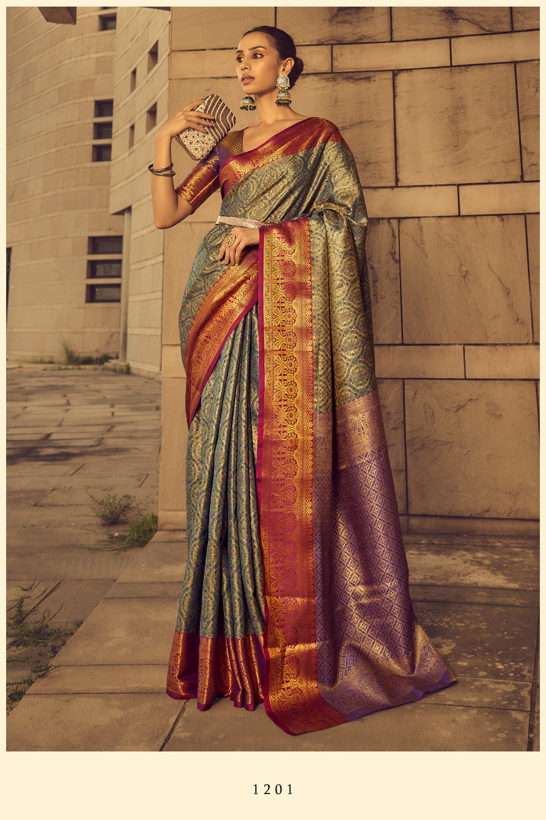 Luxurious Silk Saree | Designer Appeal with Zari Brocade for Weddings