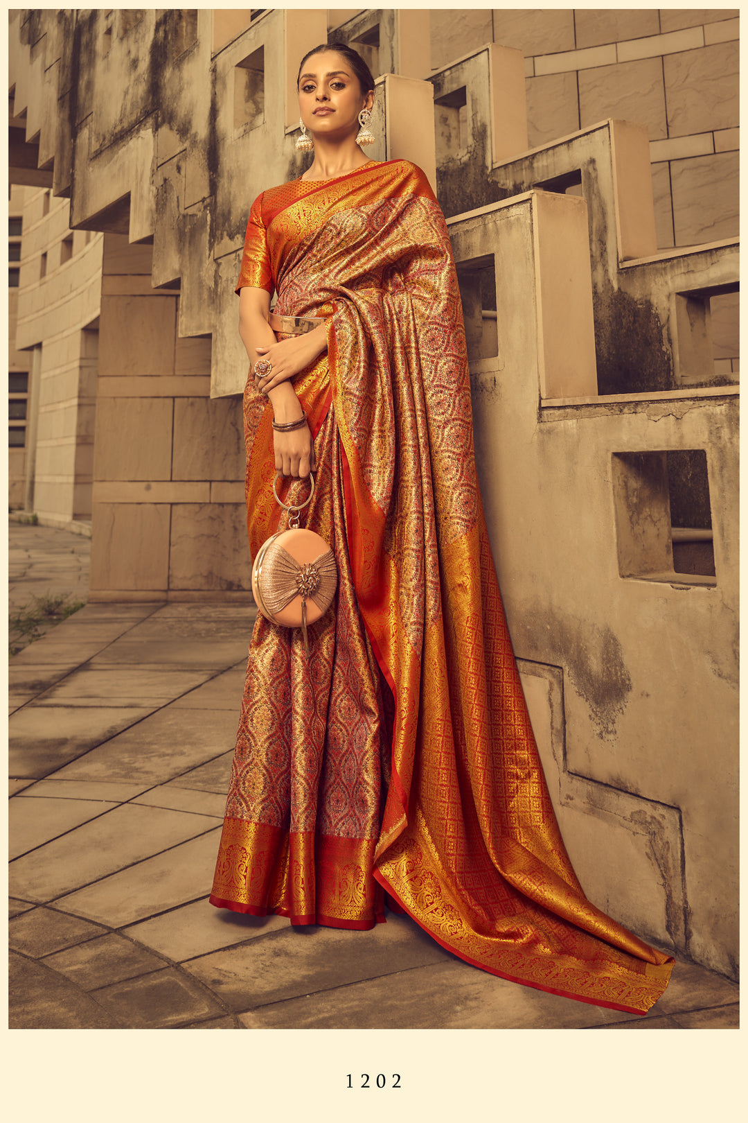 Luxurious Silk Saree | Designer Appeal with Zari Brocade for Weddings