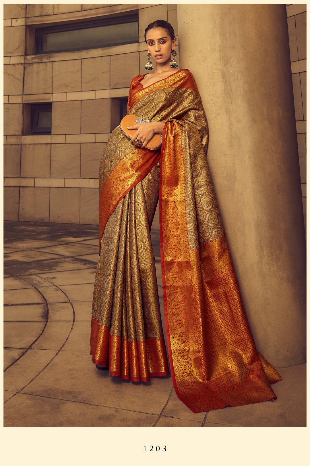 Luxurious Silk Saree | Designer Appeal with Zari Brocade for Weddings