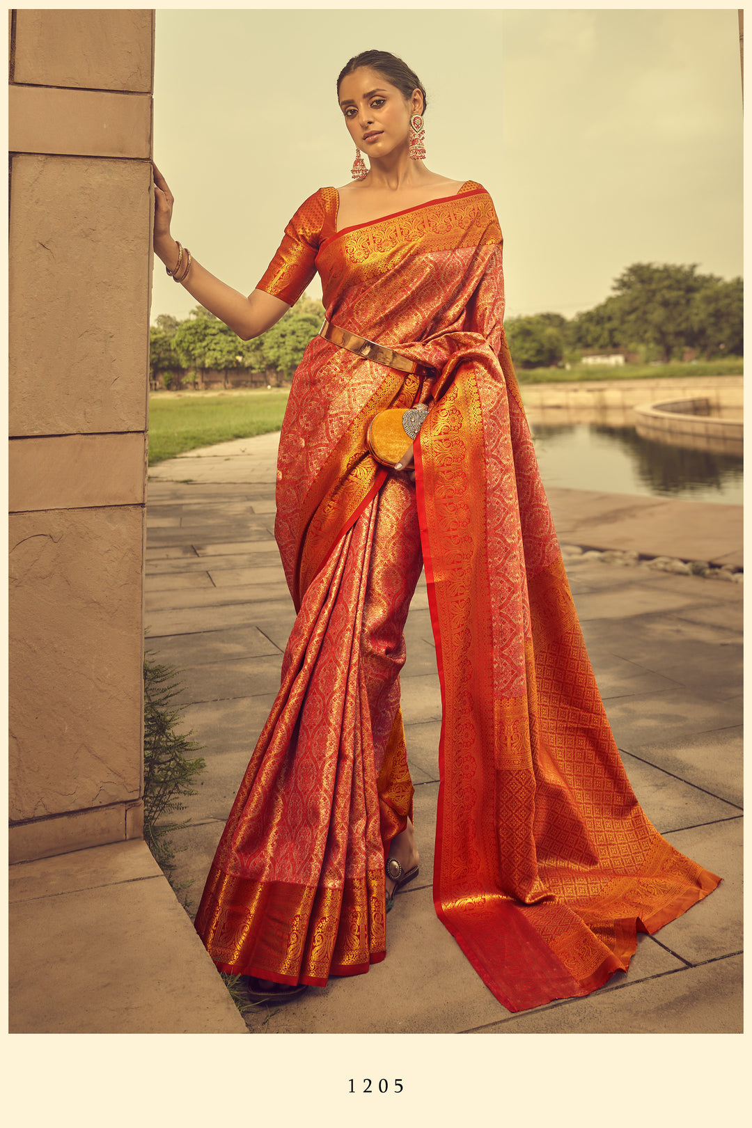 Luxurious Silk Saree | Designer Appeal with Zari Brocade for Weddings