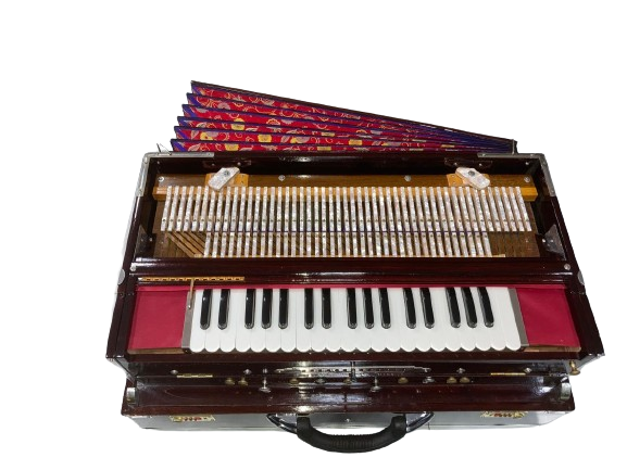 Professional 13 Scale Changer Harmonium - 4 Reed Sets & 9 Stops