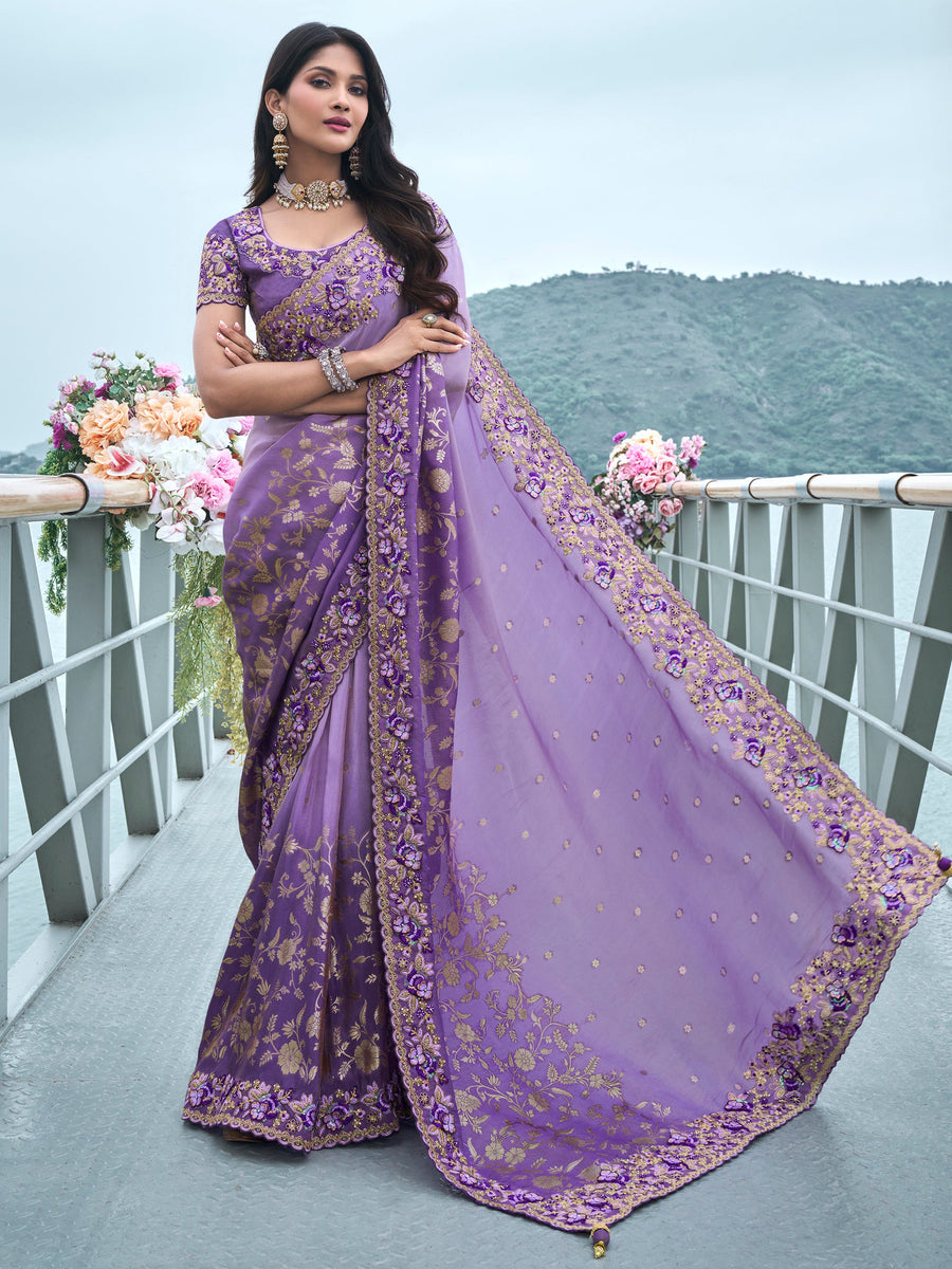 Red silk saree crafted for elegance and style.