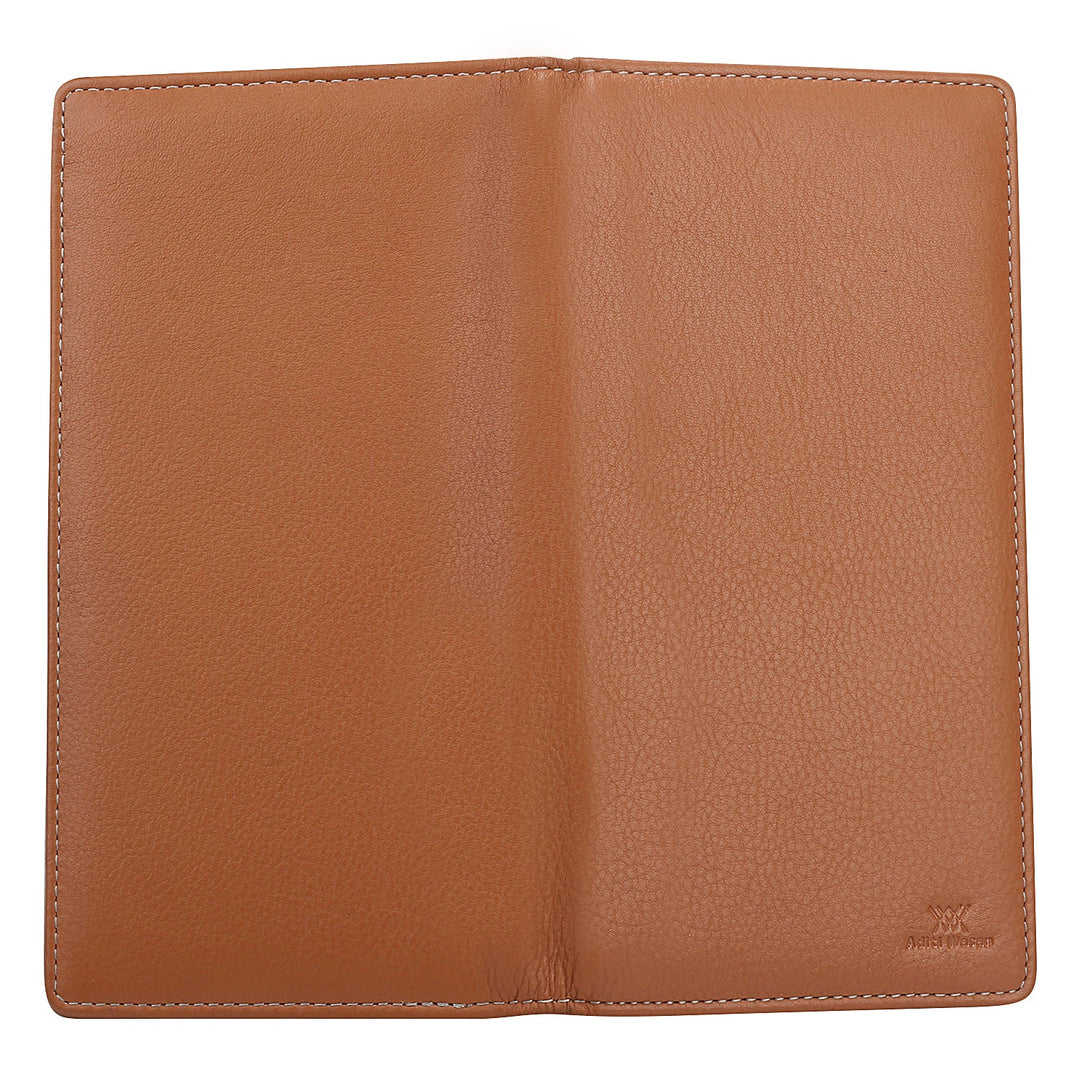 Genuine leather cognac tan organizer