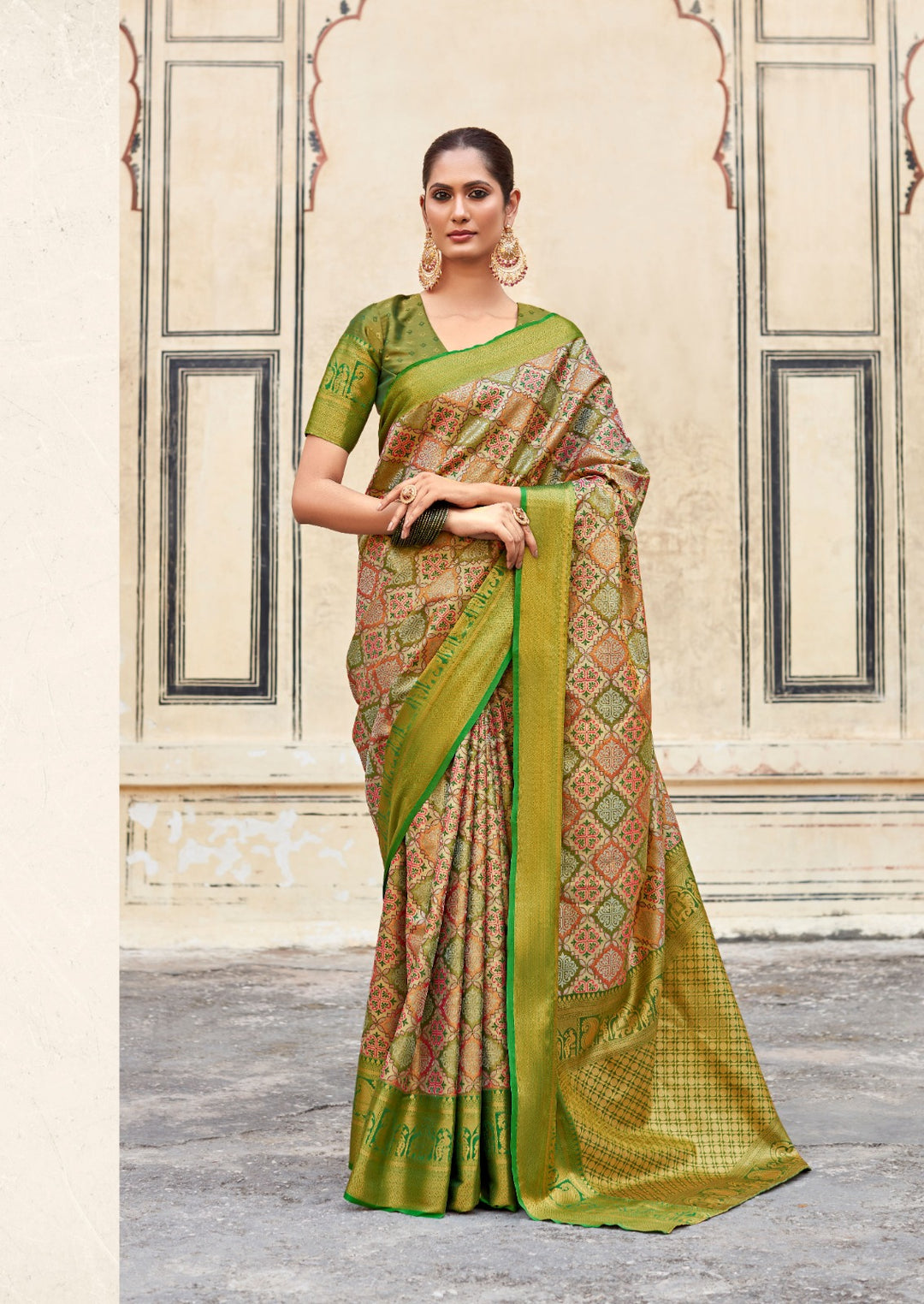 Pure Handloom Pattu Silk Saree | Traditional Indian Sari