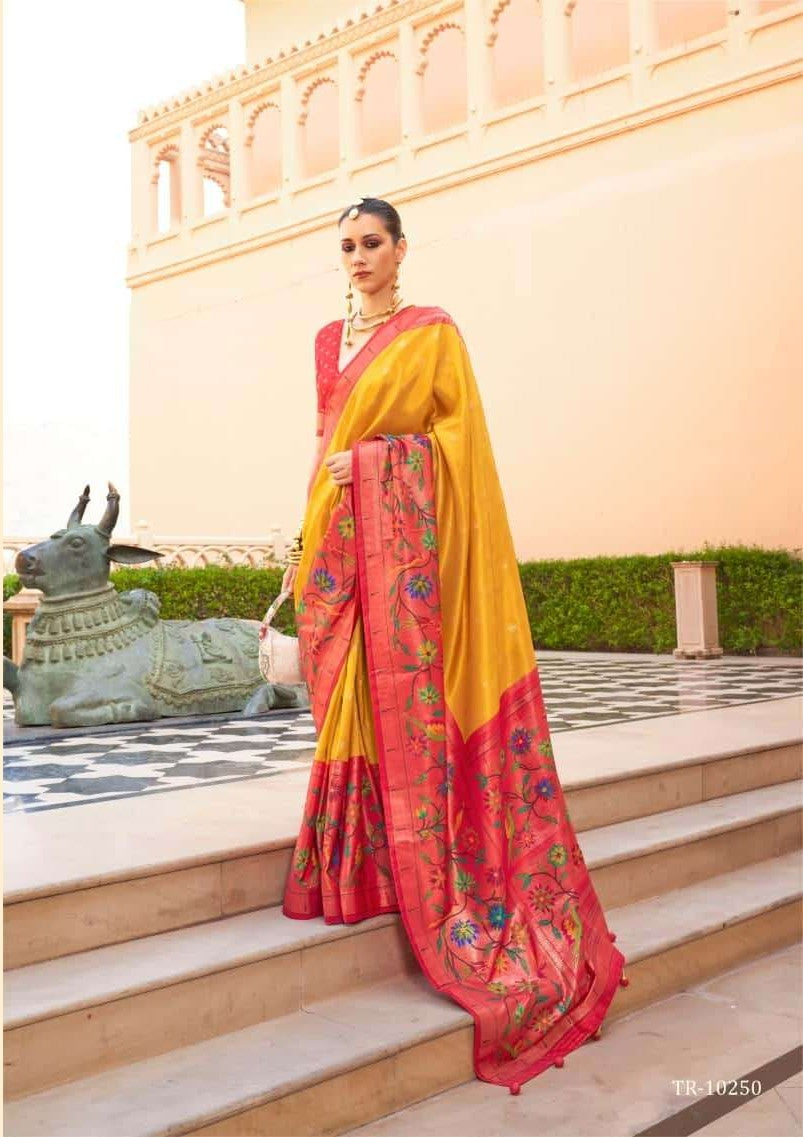 Luxurious Super PV Silk Saree | Printed Designer Saree