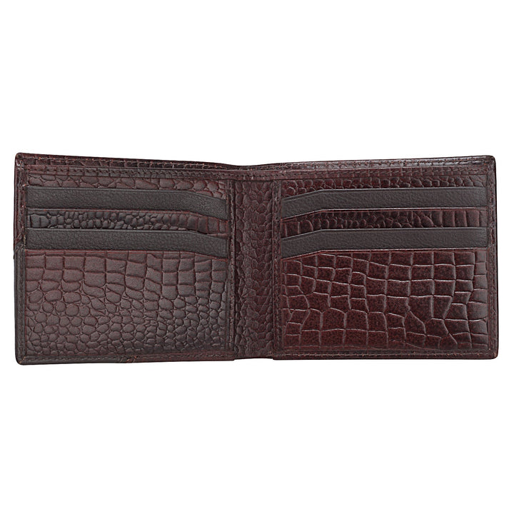 Embossed Croco Brown Wallet