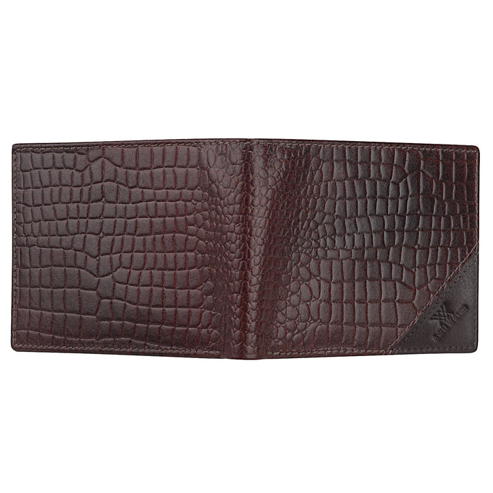 Embossed Croco Brown Wallet