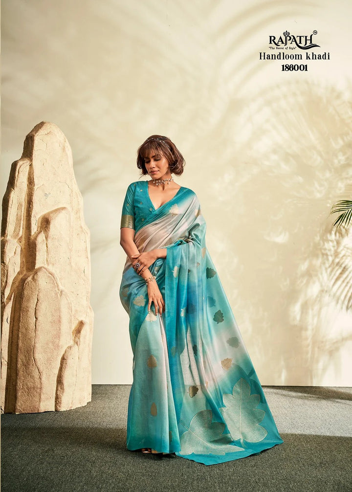 Premium Handloom Khadi Saree | Luxurious Drape for Weddings & Festive Events