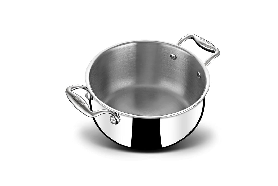 Triply Artisan Belly Sauce Pot | Premium Stainless-Steel Casserole