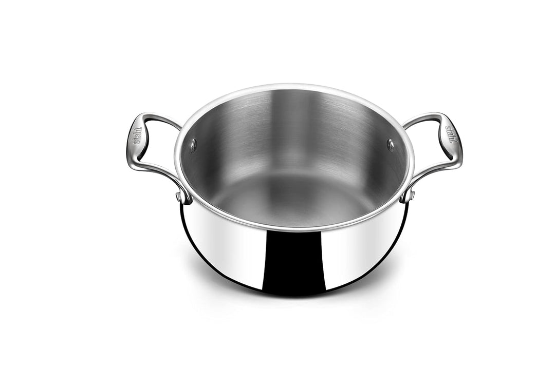 Triply Artisan Belly Sauce Pot | Premium Stainless-Steel Casserole