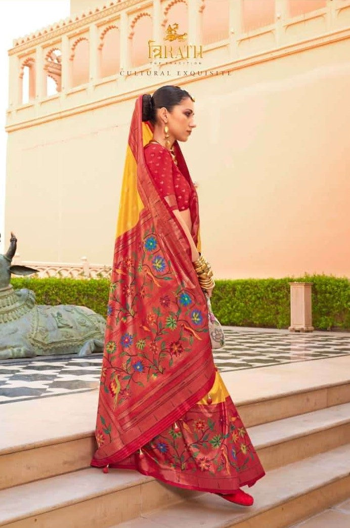 Luxurious Super PV Silk Saree | Printed Designer Saree