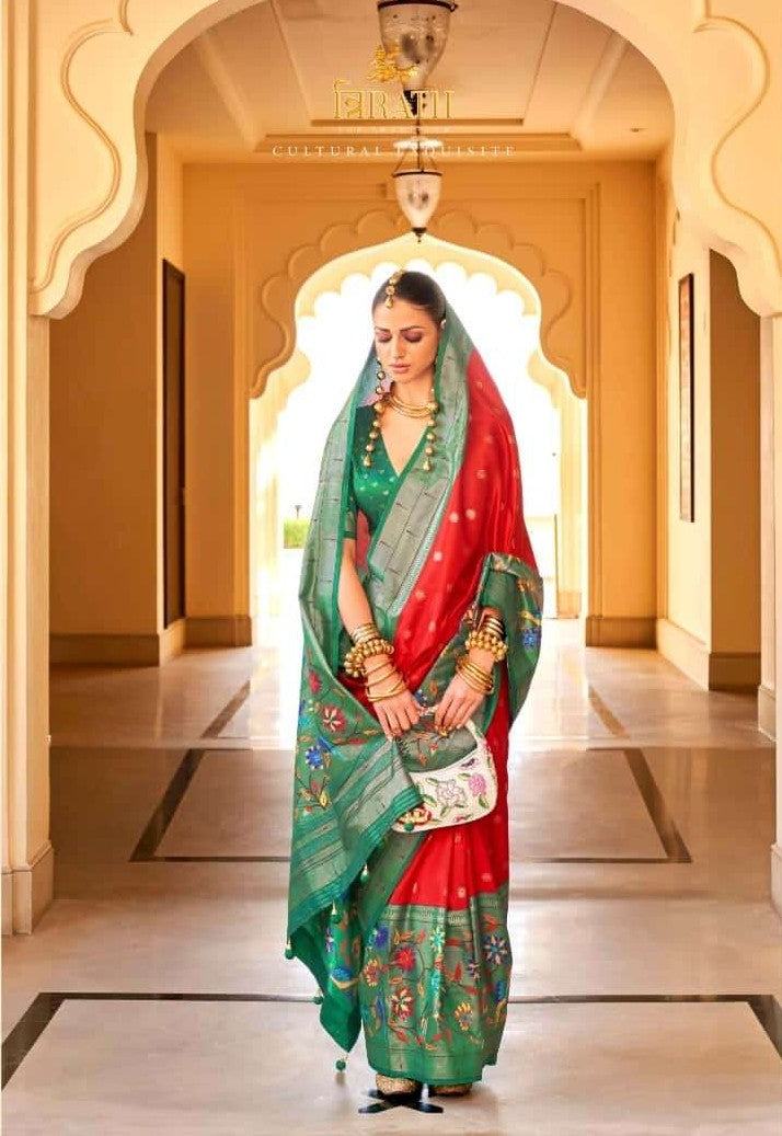 Luxurious Super PV Silk Saree | Printed Designer Saree