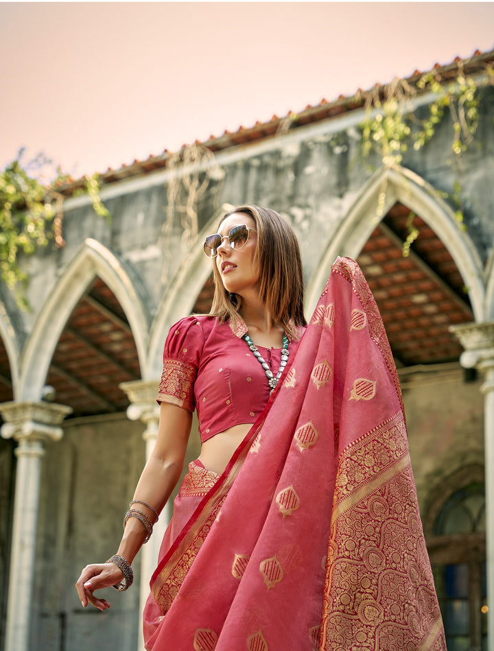 Designer Tissue Silk Saree | Stylish Bohemian Sadi for Special Events