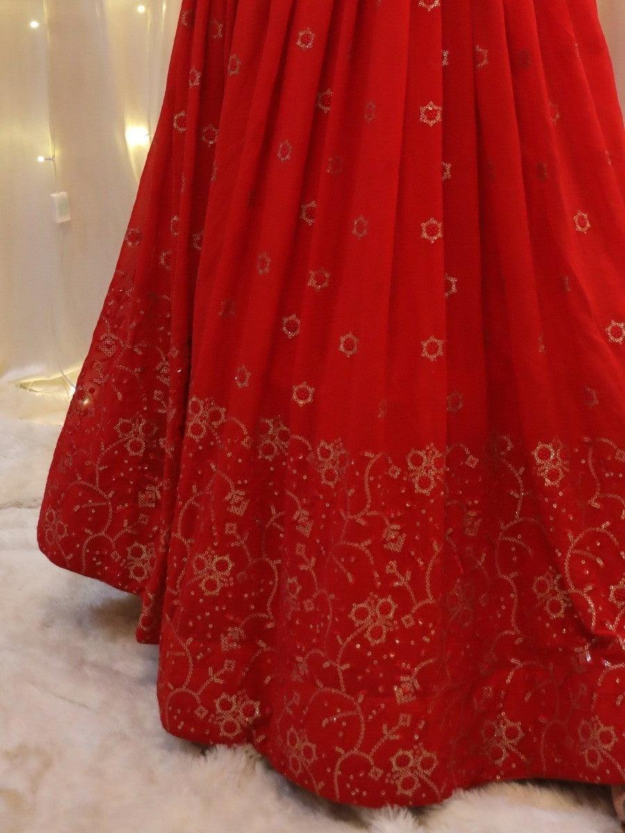 Gorgeous Red Lehenga Choli | Buy Bridal Lehenga Online Today