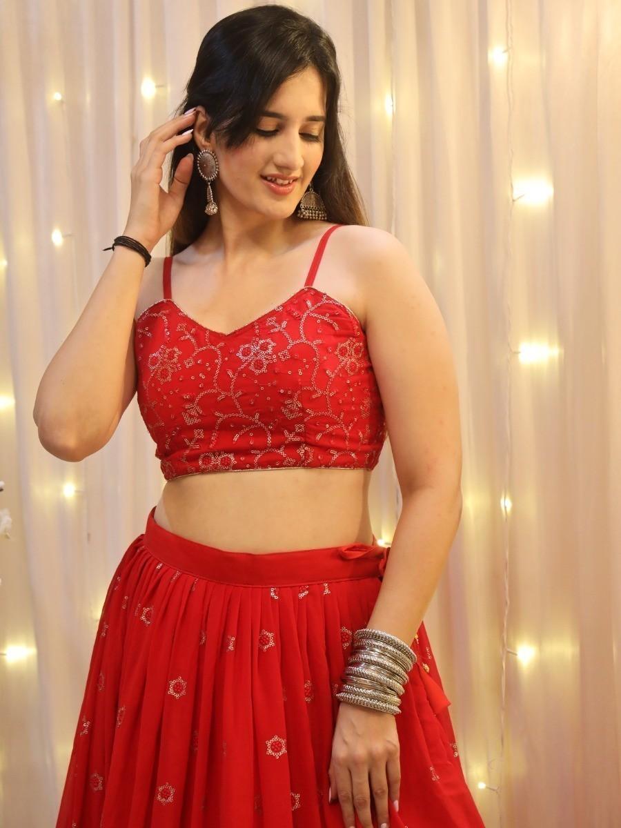 Gorgeous Red Lehenga Choli | Buy Bridal Lehenga Online Today