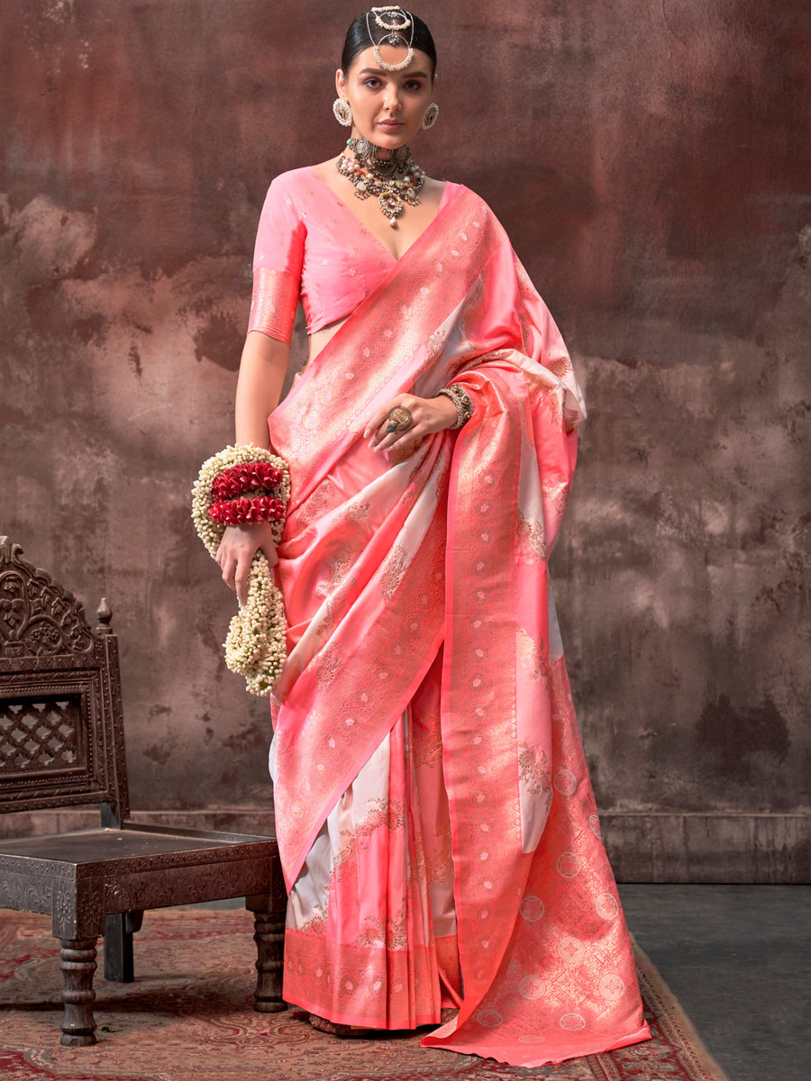 Red silk saree crafted for elegance and style.