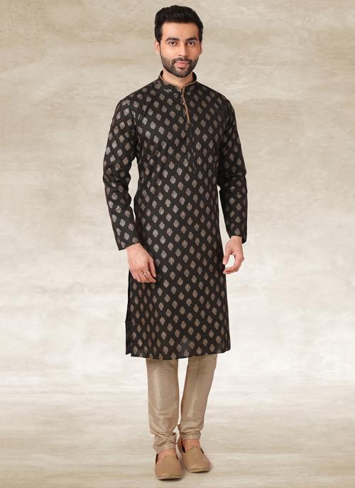 Royal Heritage cotton Premium Kurta Pajama | Enriched with Fine Embroidery & Graceful Aesthetic