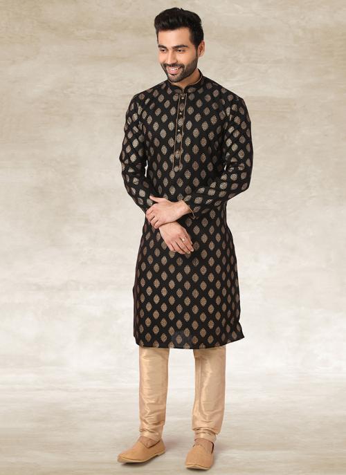 Royal Heritage cotton Premium Kurta Pajama | Enriched with Fine Embroidery & Graceful Aesthetic