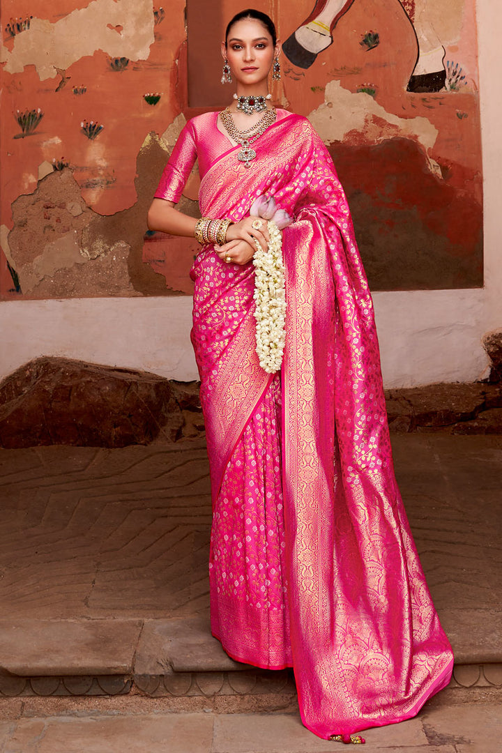 Gorgeous Viscose Silk Saree with | Stylish Perfect Ethnic Wear for Weddings