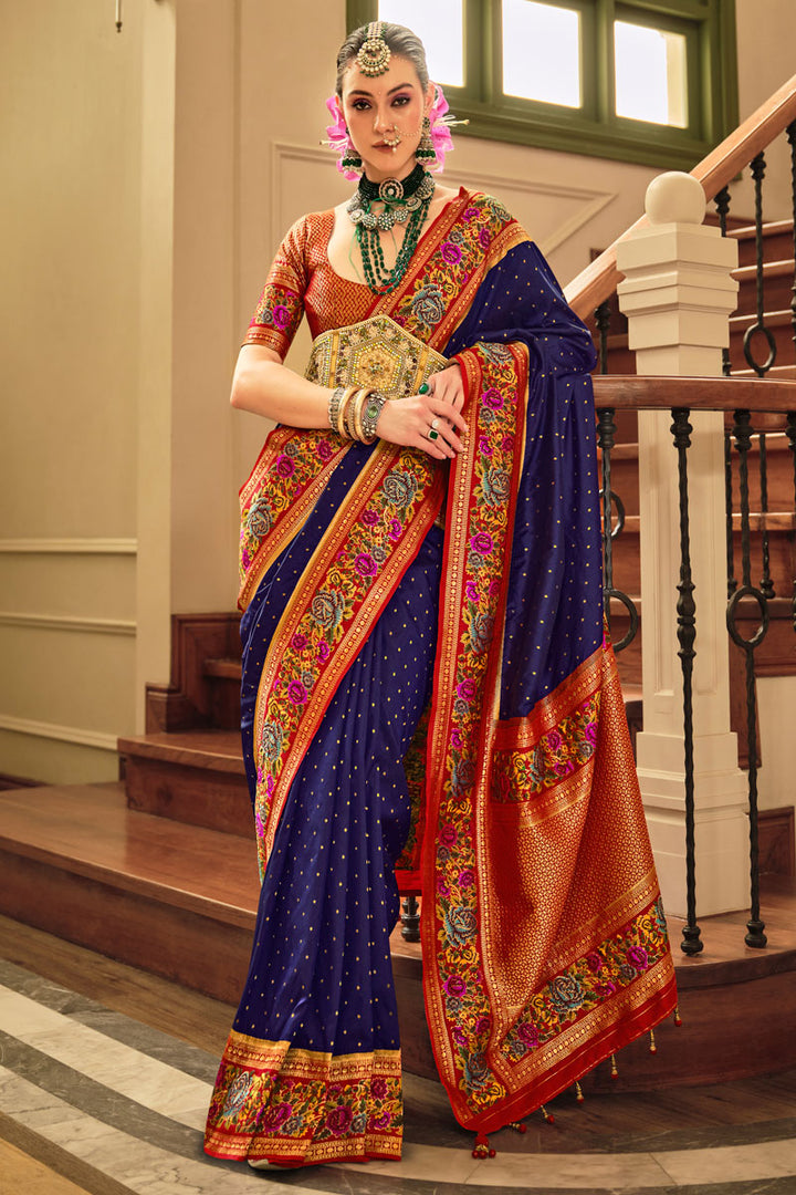 Beautiful p-v-silk Saree with | A Graceful Addition to Your Wardrobe