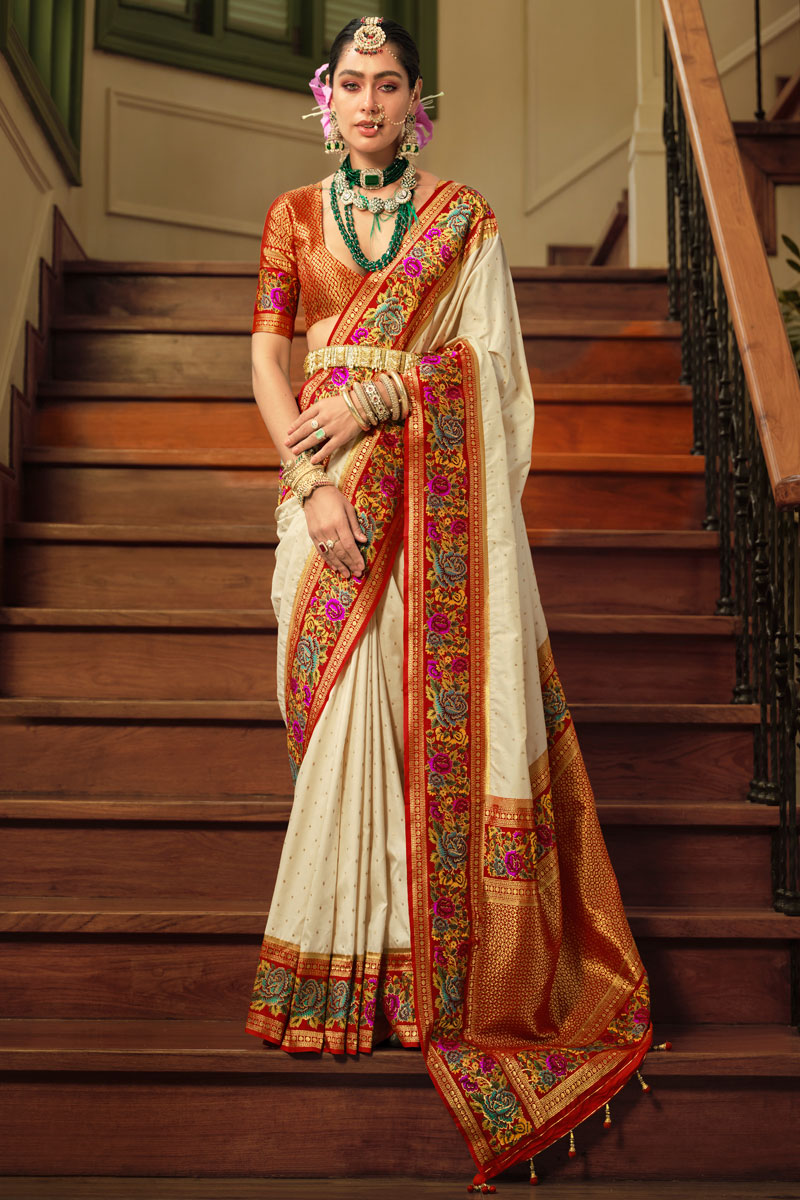 Beautiful p-v-silk Saree with | A Graceful Addition to Your Wardrobe