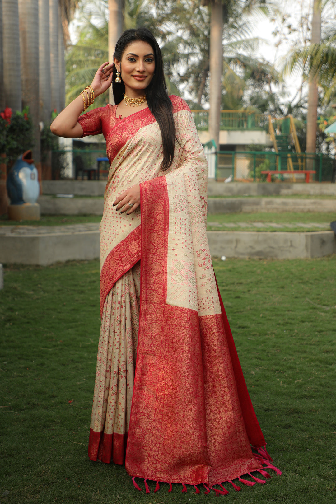 Stunning sky-blue Kanjivaram silk saree with intricate detailing, perfect for celebrations and weddings.