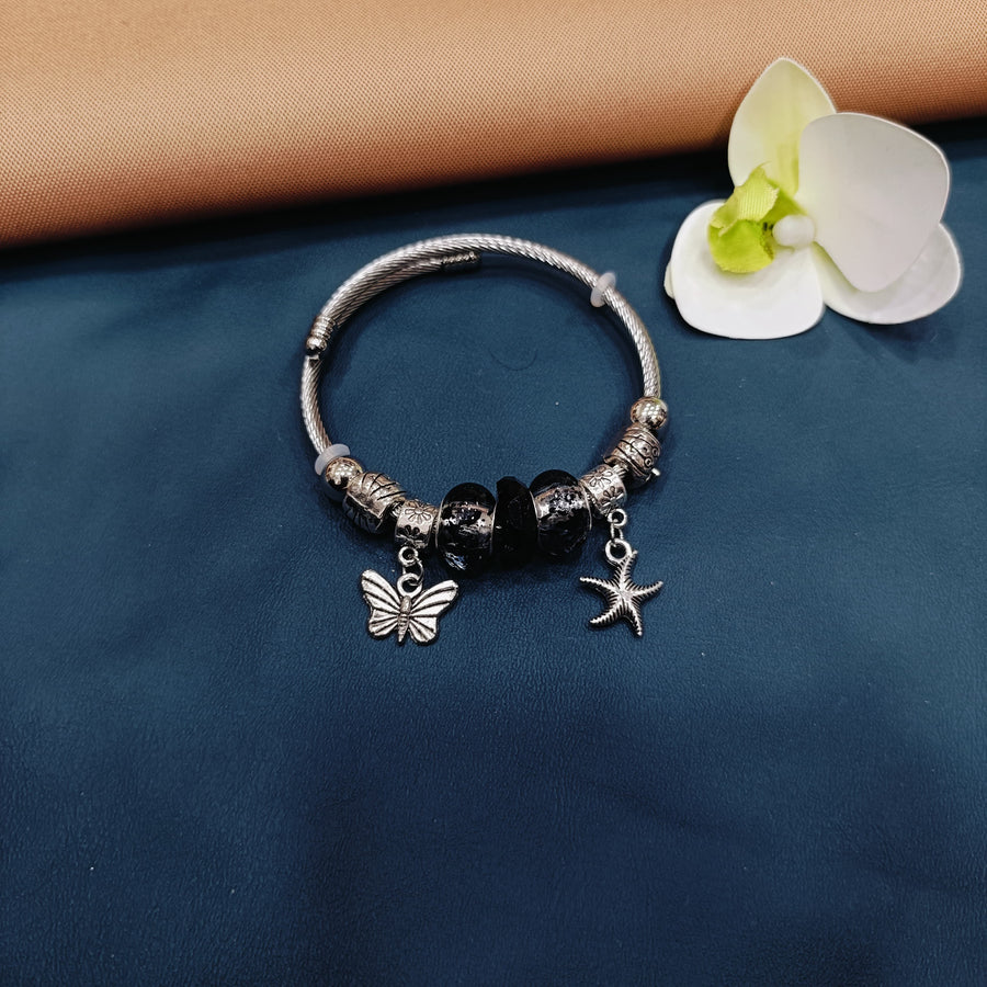 Sleek Pandora bracelet designed for easy charm addition, a great gift for jewelry lovers.