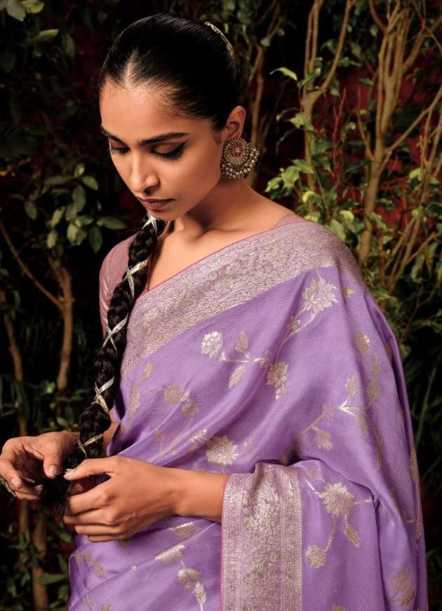 Luxury Viscose Silk Saree | Traditional Zari Weaving Sari | Festive Sadi USA