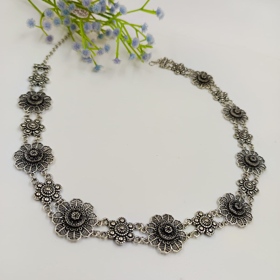 Fashionable oxidised kamarband, beautiful waist chain for Indian festivals and weddings.