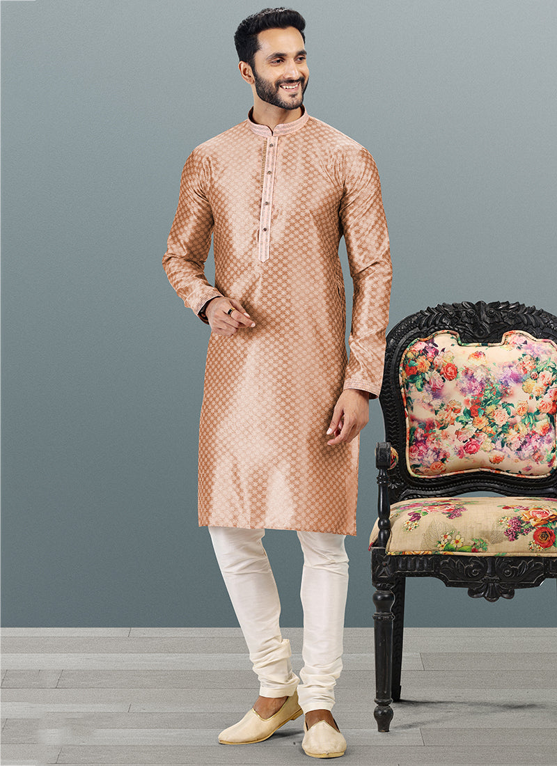 Stylish Wedding Banarasi silk Premium Kurta Pajama | Designed for Those Who Appreciate True Craftsmanship