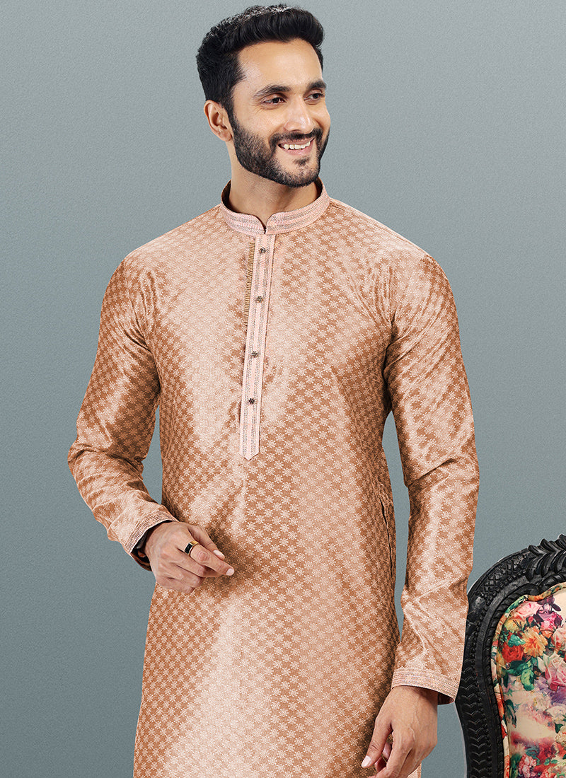 Stylish Wedding Banarasi silk Premium Kurta Pajama | Designed for Those Who Appreciate True Craftsmanship