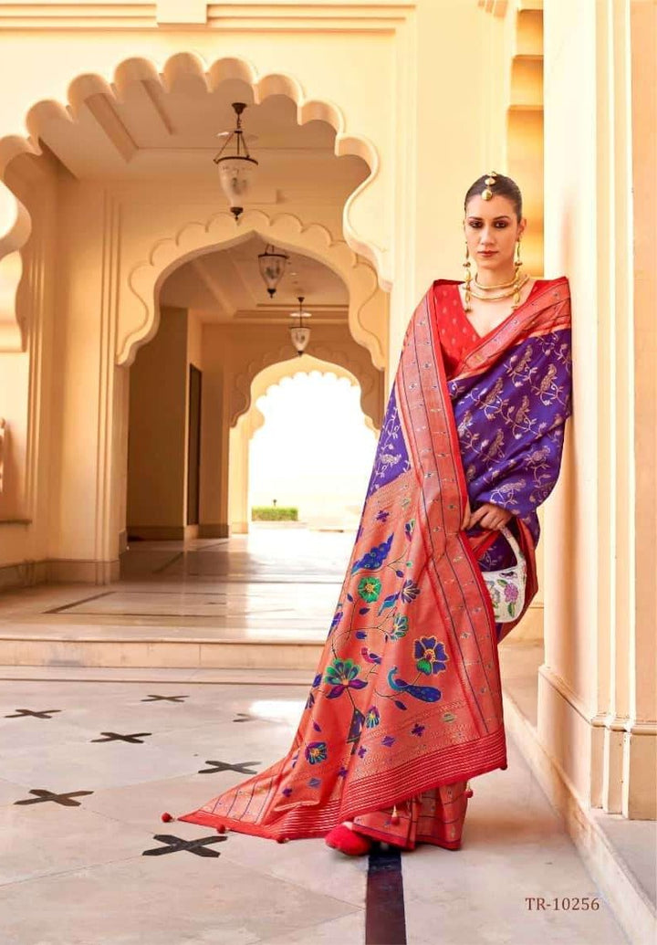 Luxurious Super PV Silk Saree | Printed Designer Saree