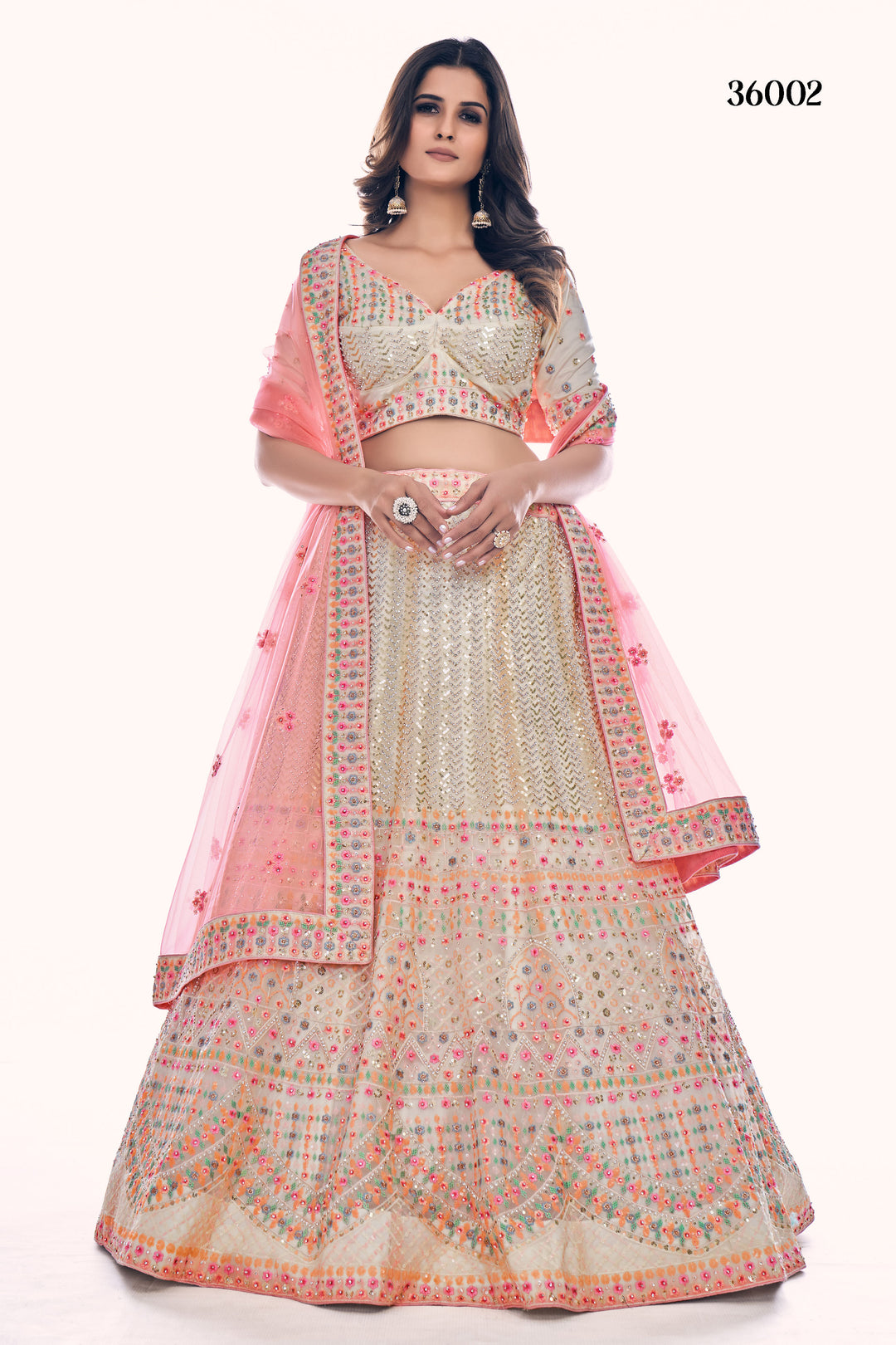 Exclusive Designer Lehenga Choli Set | Soft Net Bridal Lehenga for Women